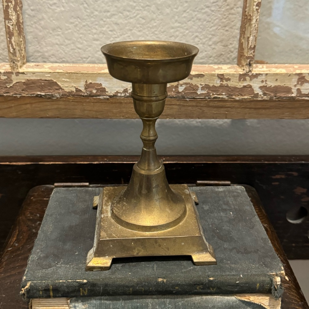 Vintage brass candlestick